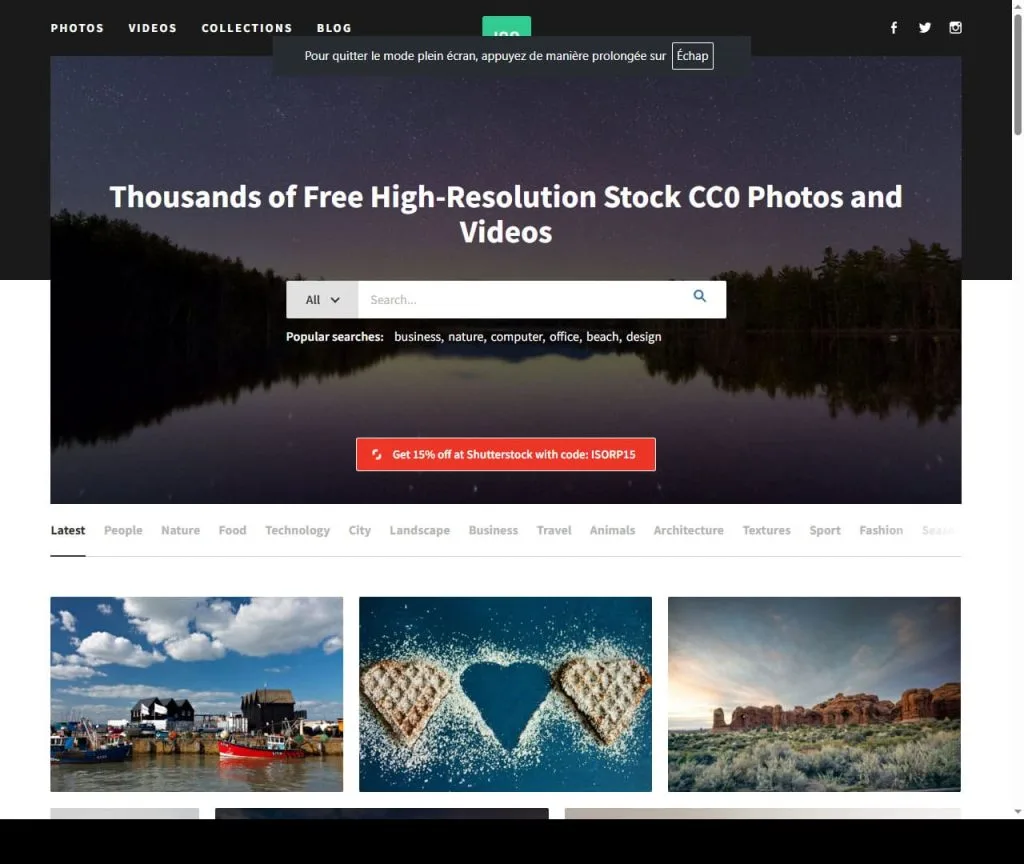 Isorepublic - site d'images gratuites cco