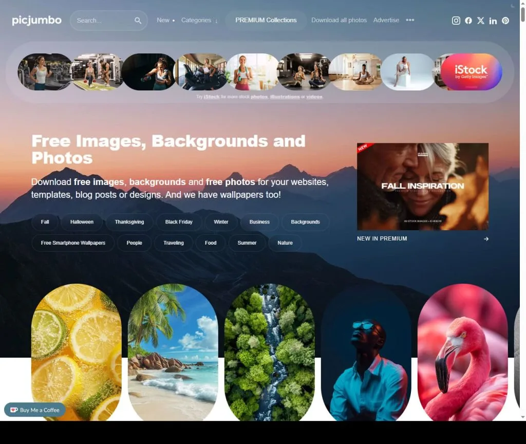Picjumbo - site d'images gratuites